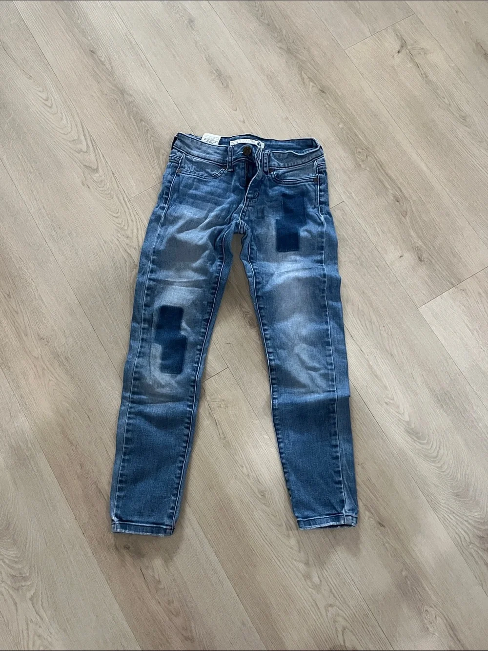 Joe's Jeans Kids Blue Patch-Detail Slim Jeans